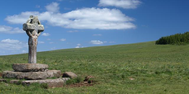 La Croix de Rhode on the Aubrac.