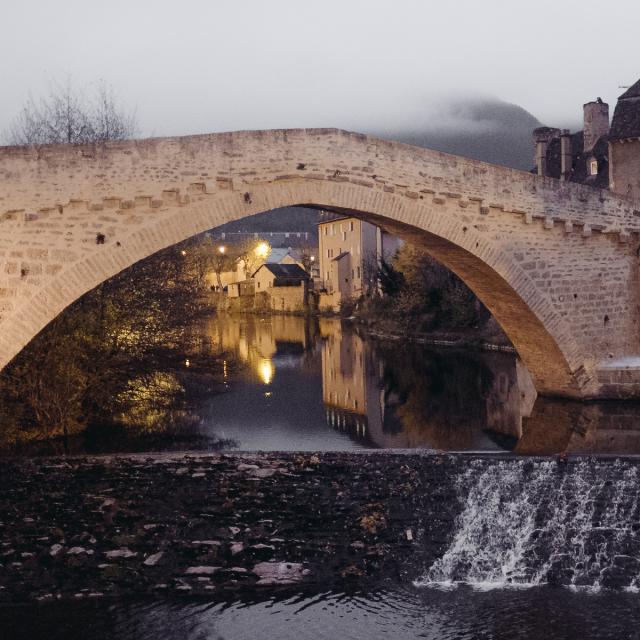Notre Dame Bridge at Mende - Lot Valley