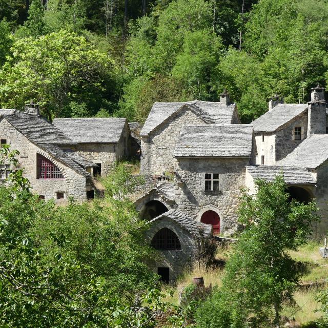 La Croze hamlet in the Gorges du Tarn.