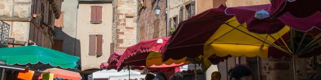 La Canourgue Little Lozerian Venice market on Tuesday mornings