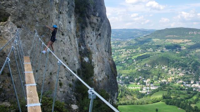 Via Ferrata from La Canourgue to Roqueprins