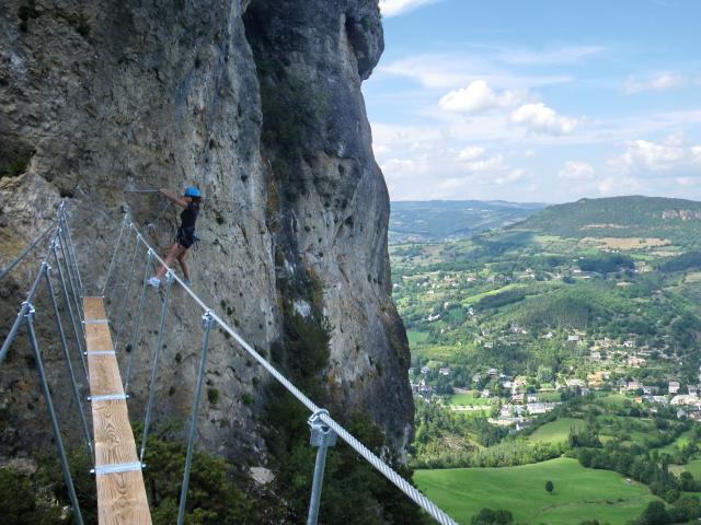 Via Ferrata from La Canourgue to Roqueprins