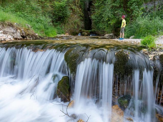 Castelbouc resurgence in the Gorges du Tarn