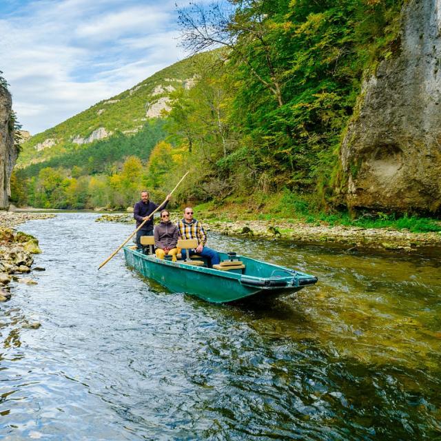 Bateliers des Gorges du Tarn couple visit