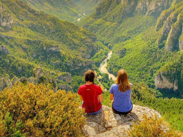 On the road to great panoramas in the Gorges du Tarn