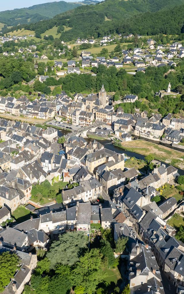 St Geniez d'Olt, Lot valley Aveyron.