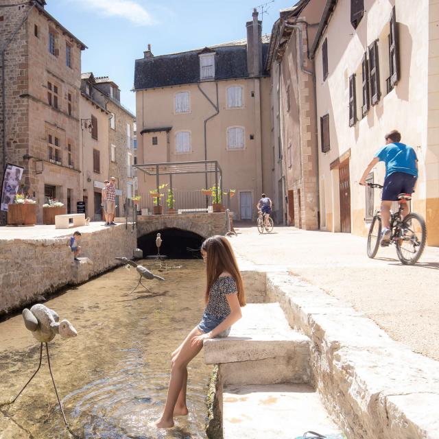 Visit La Canourgue, little Venice of Lozère.