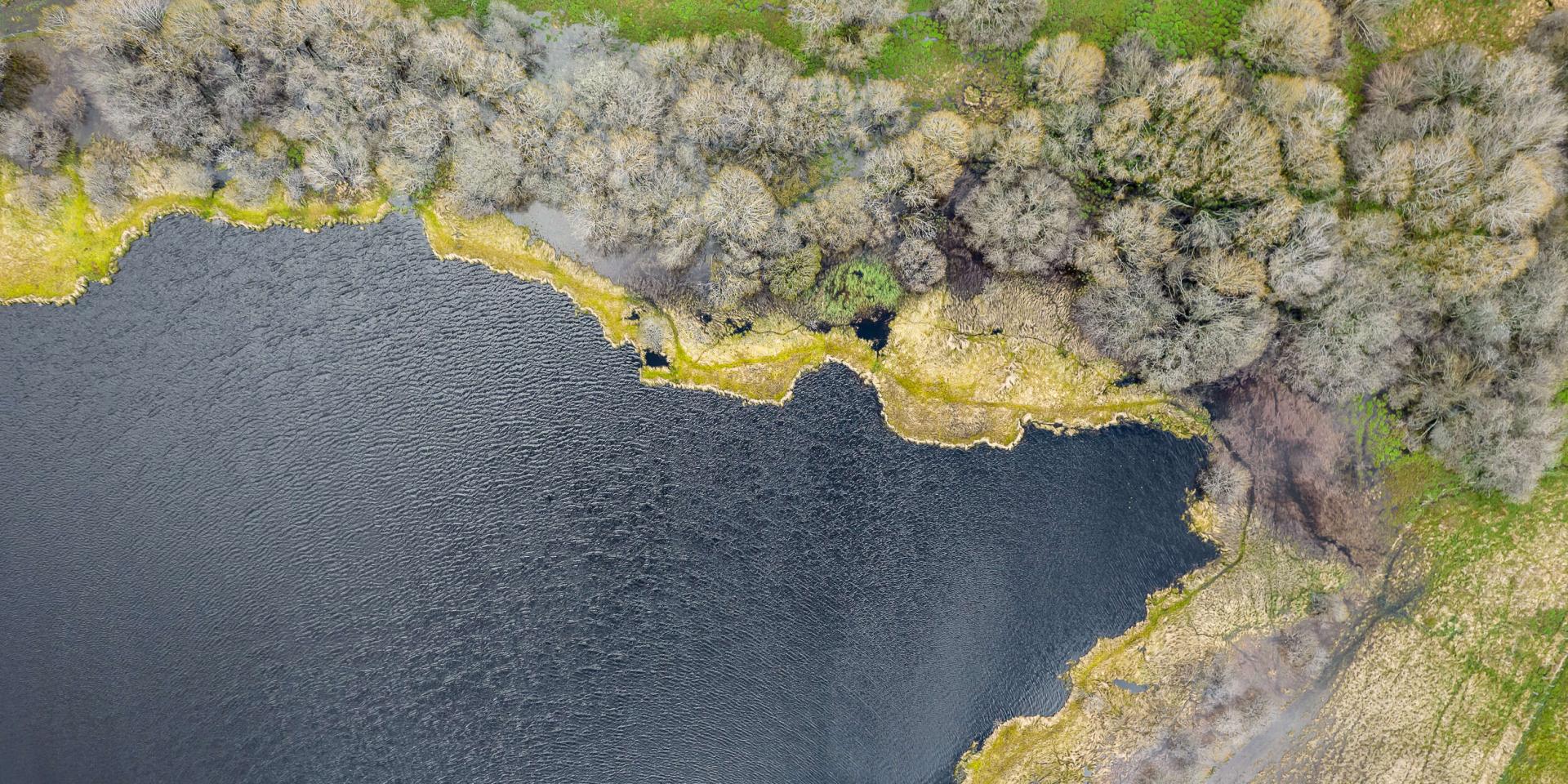 Lac De Souveyrols vu d'en haut.