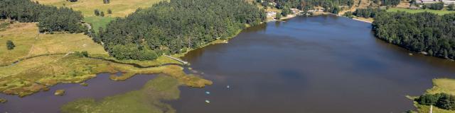 Lac Du Moulinet Aubrac Regional Nature Park.