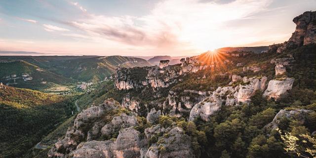 The cliffs of the Jonte Gorges