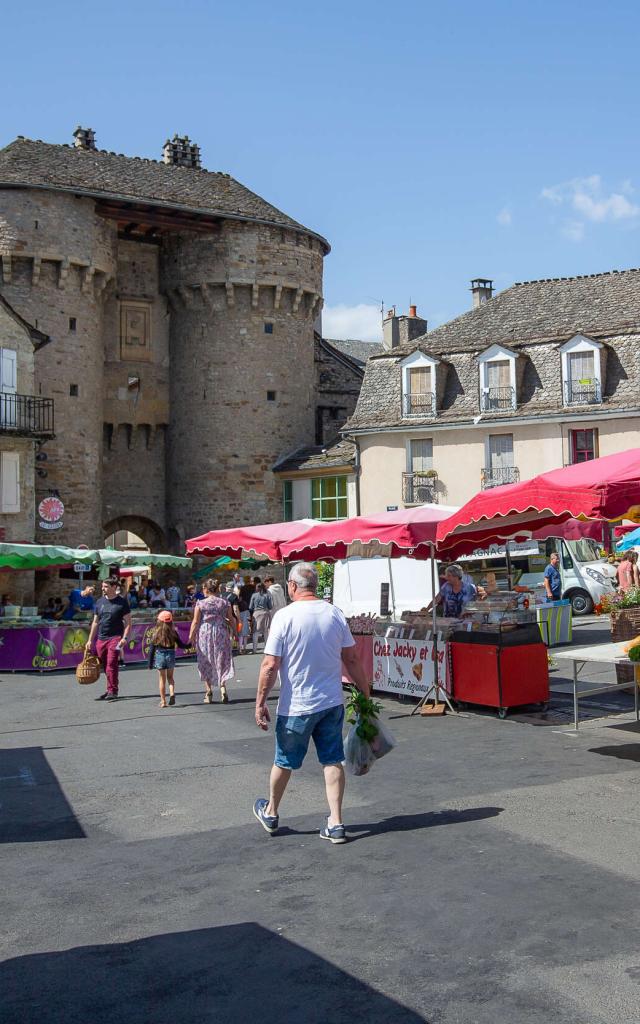 Marché de Marvejols Lozère.