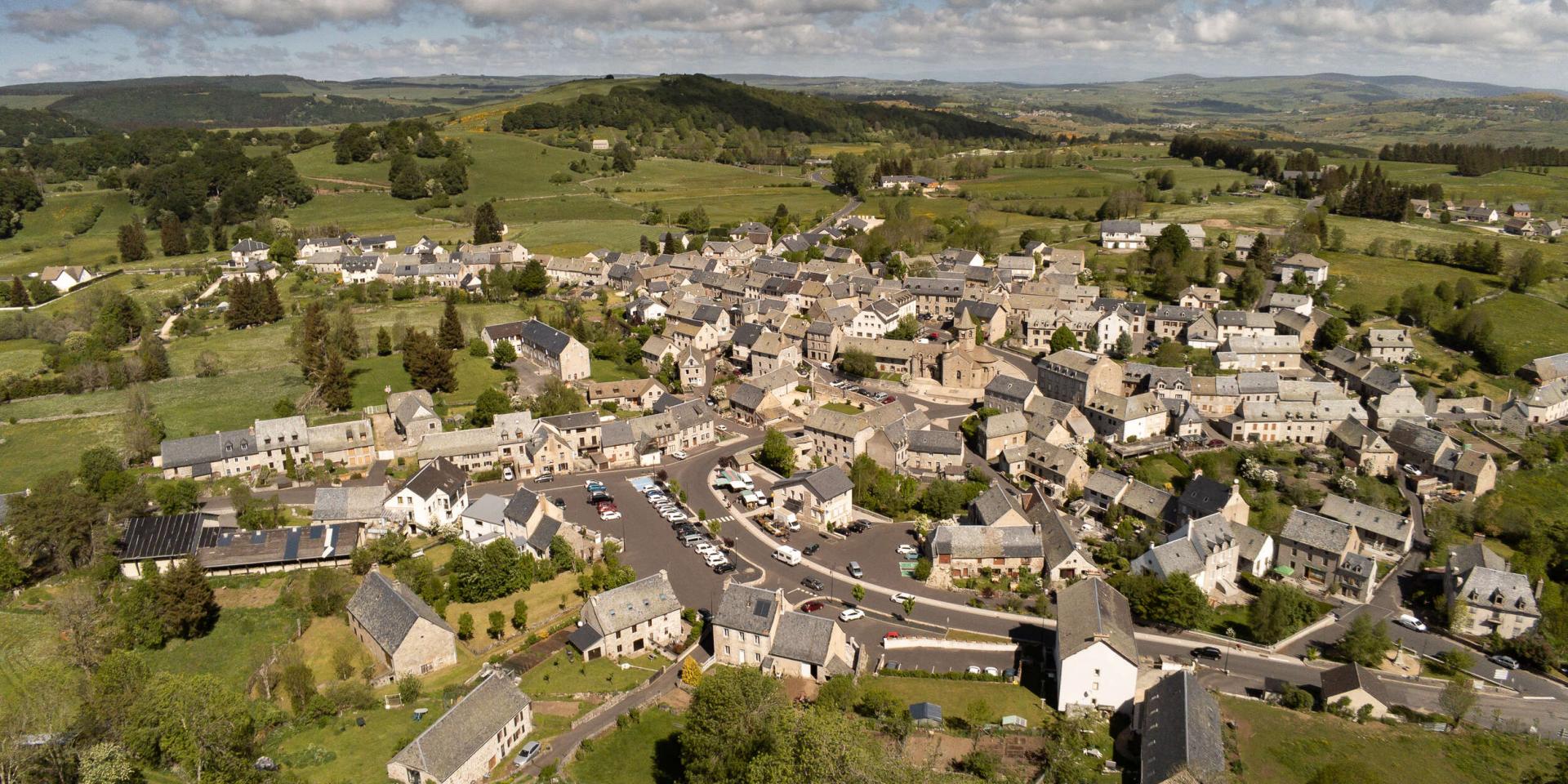 Nasbinals Aubrac village.