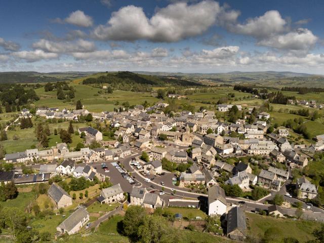 Nasbinals Aubrac village.