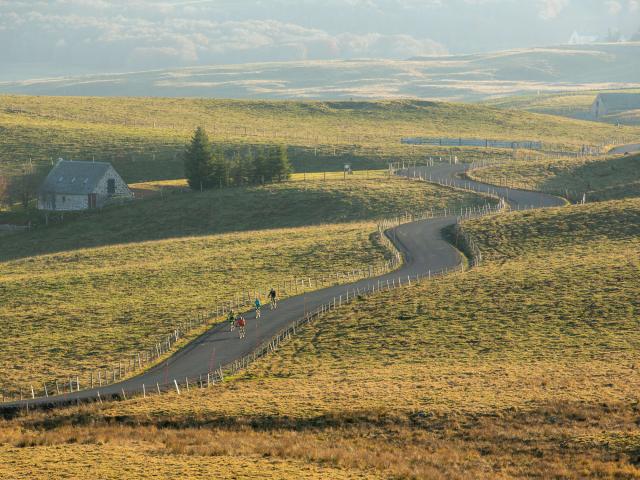 Aubrac cycling tour.