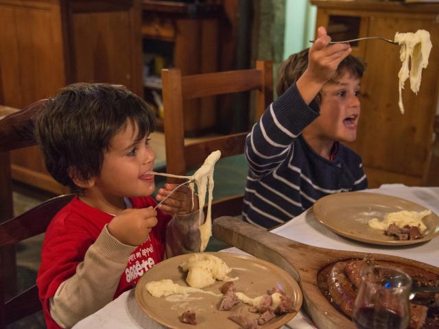 aligot with the family