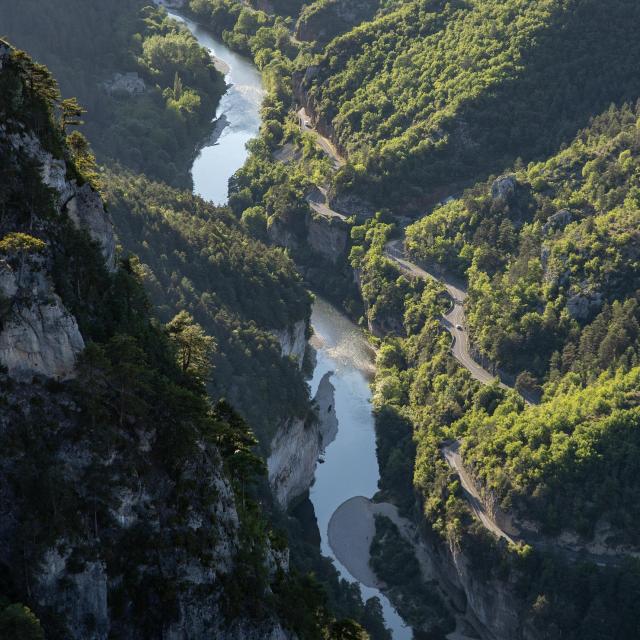 Panorama from Roc des Hourtous on the Causse Méjean overlooking the Gorges du Tarn