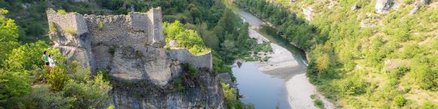 castle ruins castelbouc gorges du tarn