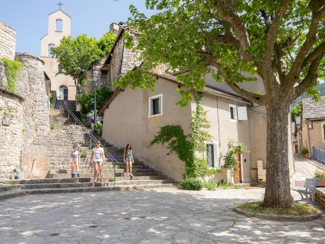 Montbrun church village gorges du tarn