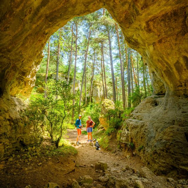 passage arcs saint pierre rocher causse méjean