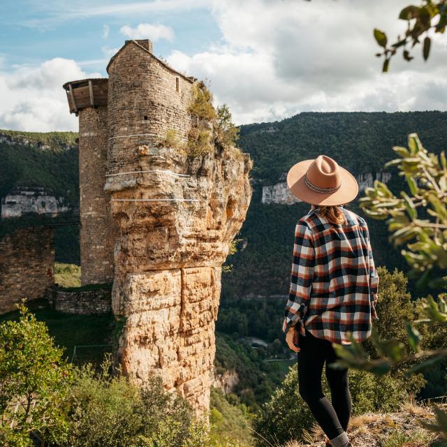 Vue sur le Château de Peyrelade Vanessa Martin Leblogcashpistache Crtloccitanie