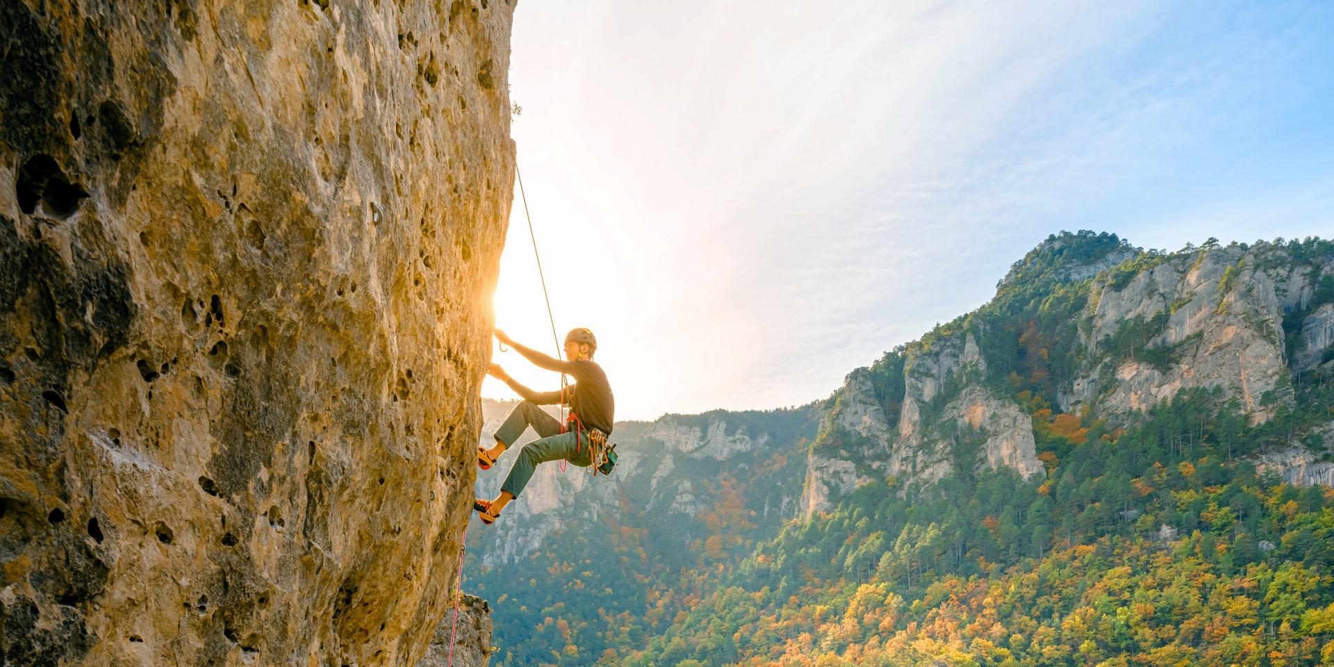 climbing gorges du tarn cirque des baumes route
