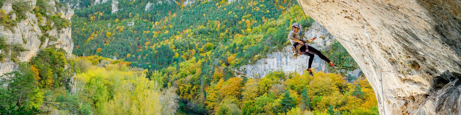 climbing gorges du tarn activity