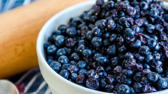 Aubrac blueberry tart