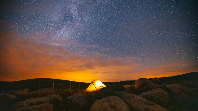 bivouac lozère overnight camp