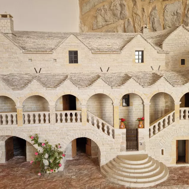 Claude Labaume's depiction of the Aragonese house at Le Massegros