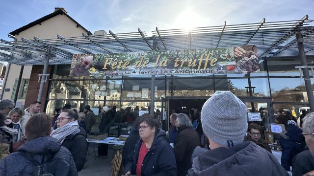truffle festival event la canourgue lozère