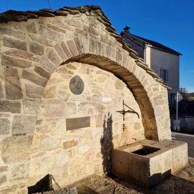 Village fountain le Massegros