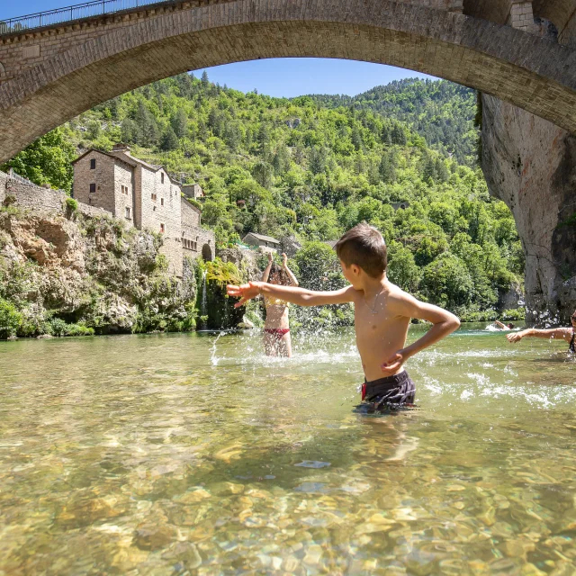 Baignade saint chély du tarn