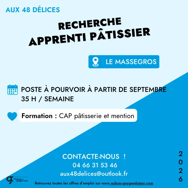Offres D’emplois 2026 Aux 48 délices